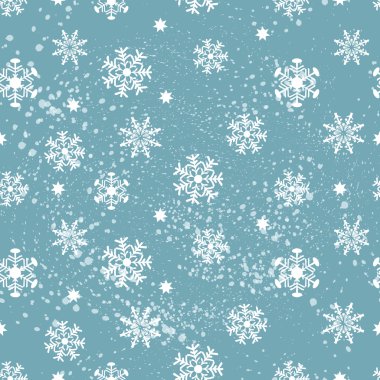 Kış kar seamless modeli