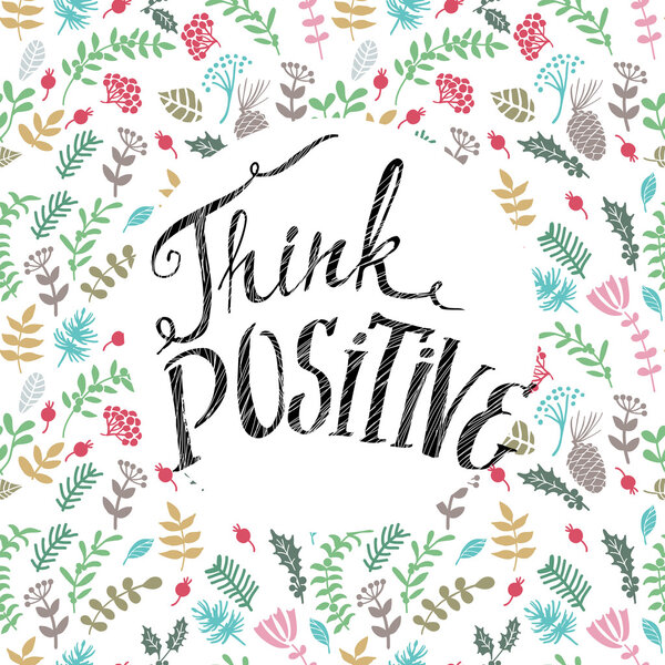 Травяная цветная карточка со словами
