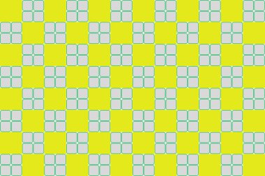 Izgara deseni yazdırma ortamı tasarımı için bir arkaplan olarak kullanılır.