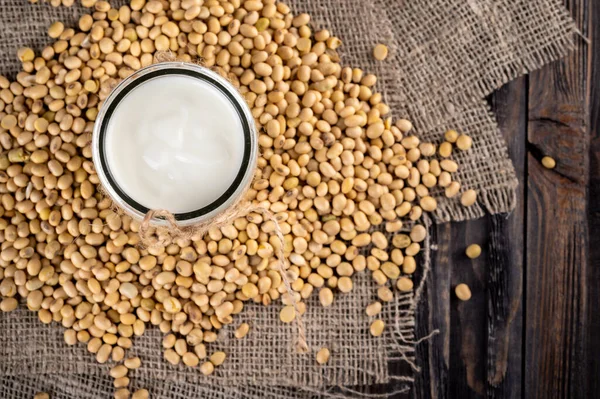 Homemade Yogurt Soy Milk Soybean — Stock Photo, Image