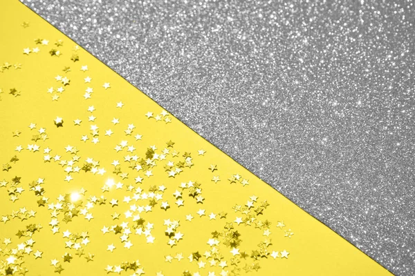 黄色と灰色の背景。テンディ・ボケ — ストック写真