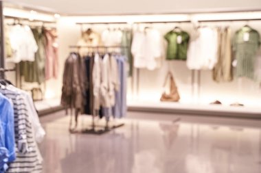 Bulanık alışveriş merkezi geçmişi. Odaklanmış Duvar Kağıdı