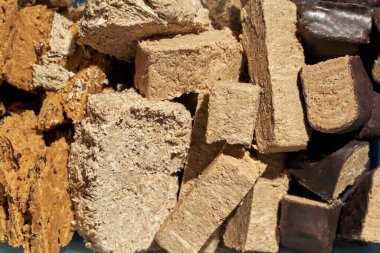 Halva konsepti. Türkçe yemek trendi. Güzel fırın. Kurabiye. Tatlı nefis.