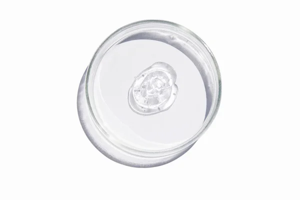 Luqiud producto cosmético. Tóner transparente burbuja gelatina. Limpiador maquillaje — Foto de Stock