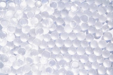 Kozmetik ürün eğilimi arka planı. Güneş ışığı. Yuvarlak kabarcıklar.