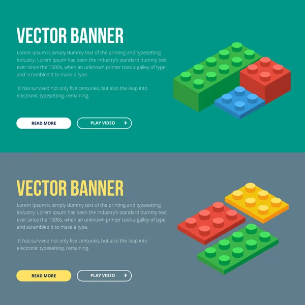 Vector banner illustration — Stock Vector
