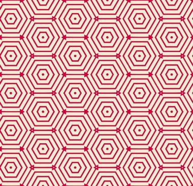 Kırmızı desen geometrik vektör arka plan.