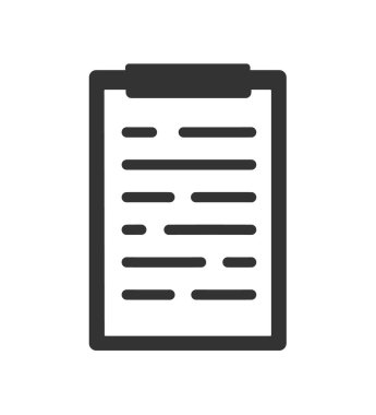 Düz biçimli pano beyaz arkaplanda izole edildi. Vektör illüstrasyonu