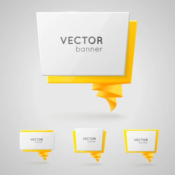 Bannière vectorielle design — Image vectorielle