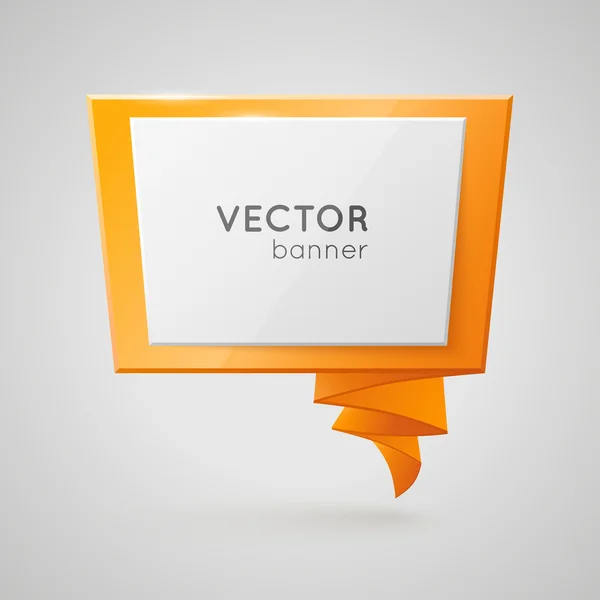 Bannière vectorielle design — Image vectorielle
