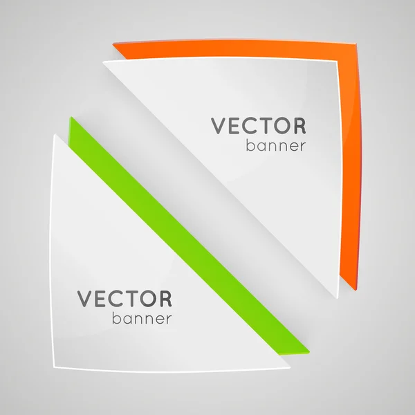 Design vektor banner — Stock vektor