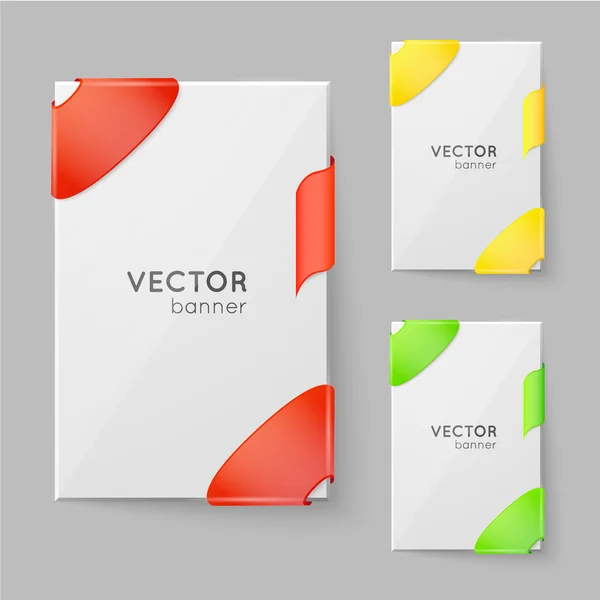 Bannière vectorielle design — Image vectorielle