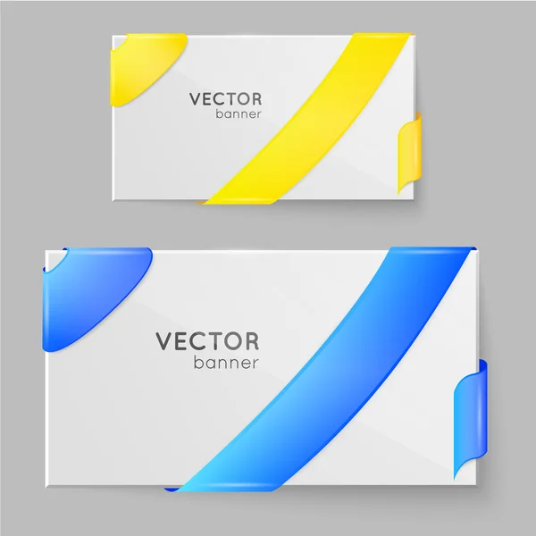 Banner de vetor de design — Vetor de Stock