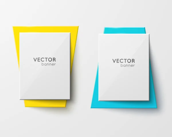 Design banner vectorial — Vector de stoc