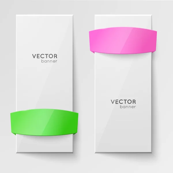 Diseño vector banner — Vector de stock
