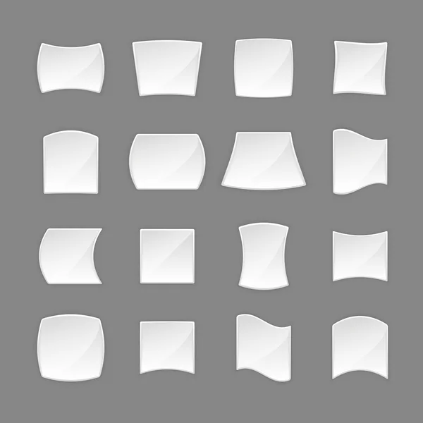Set of geometric shapes — Stock Vector