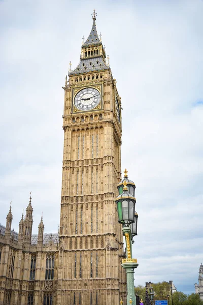 Big Ben Klocktorn Stor Turistattraktion London — Stockfoto