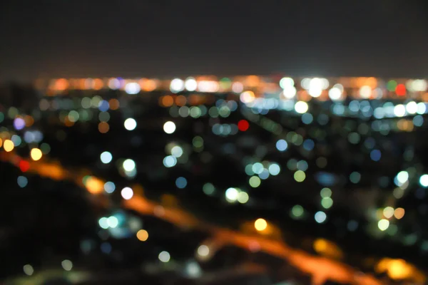 Boken Effect, fundo da cidade borrada com boken. fundo borrão — Fotografia de Stock