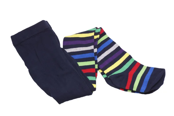 Kids tights with stripes. — Stock Photo, Image