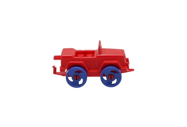Spielzeug rotes Auto. — Stockfoto