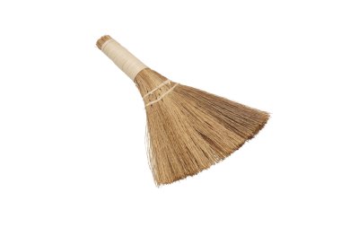 Broom made from natural materials.  clipart