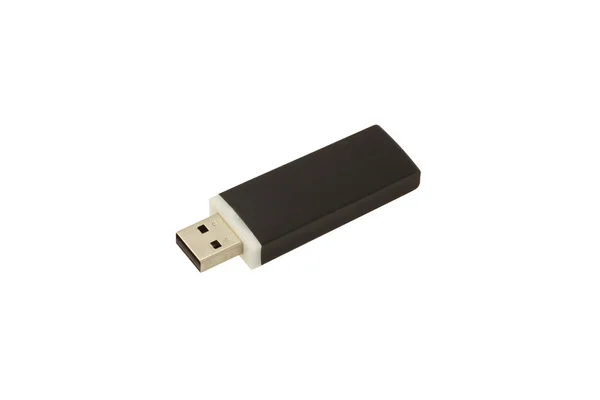 Black flash drive. — Stock Photo, Image