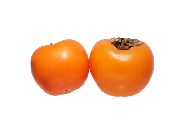 水果。两个柿子. — 图库照片