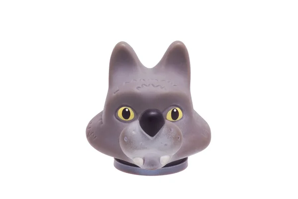 Toy wolf. Head. — Stock Photo, Image