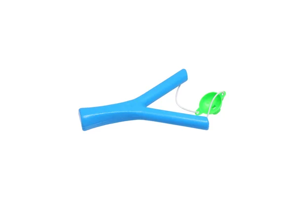 Toy plastic slingshot. — Stock Photo, Image