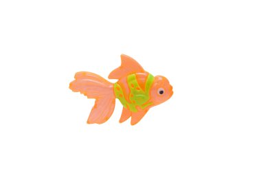 Oyuncak balık. İzole.