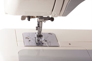 Dikiş makinesinin bir parçası.