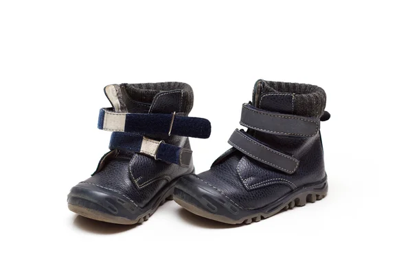 Children's oude schoenen herfst. — Stockfoto