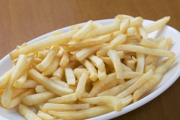 Delicious shoestring style french fries — Stock Photo, Image