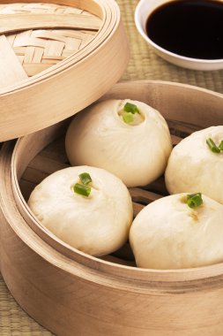 Çin yemeği baozi da loş güneş