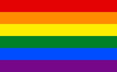 The official flag of Gay Pride Movement in both color and dimensions clipart