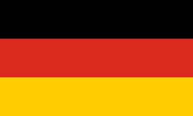 The official flag of Germany in both sze and color, Also known as Bundesflagge und Handelsflagge