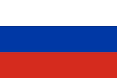 The official flag of the Russian Federation in both sze and color, Adopted 11 December 1993
