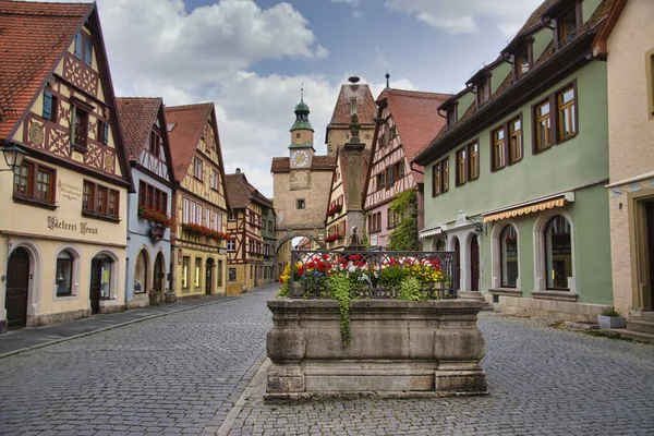 Rothenburg Der Tauber Een Prachtig Oud Stadje — Stockfoto