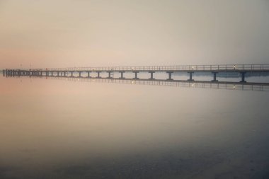 Baltık Denizi plajı taşlı güzel bir manzara