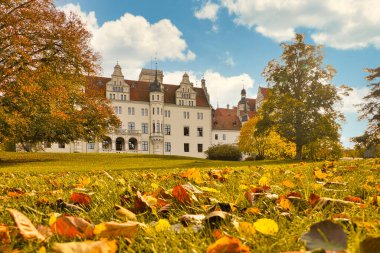 Uckermark Templin Brandenburg yakınındaki kale Boitzenburg