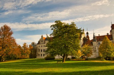 Uckermark Templin Brandenburg yakınındaki kale Boitzenburg