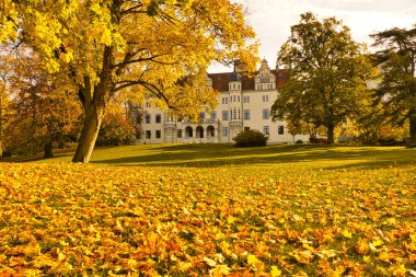 Uckermark Templin Brandenburg yakınındaki kale Boitzenburg