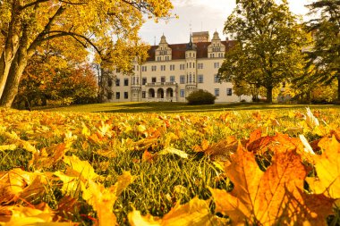 Uckermark Templin Brandenburg yakınındaki kale Boitzenburg