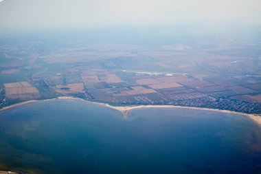 Uçaktan deniz manzarası