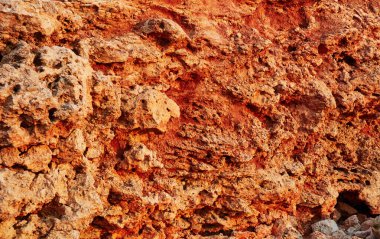 desen kayalık dağ turuncu rengi kapat