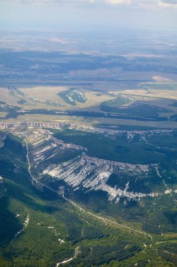 Uçağın penceresinden Dünya 'nın görünüşü
