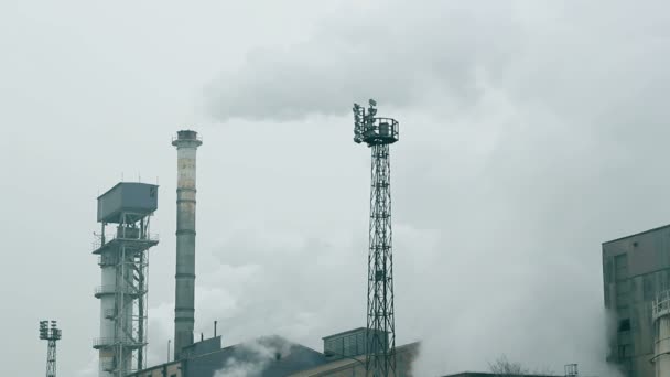 Poluição atmosférica industrial — Vídeo de Stock