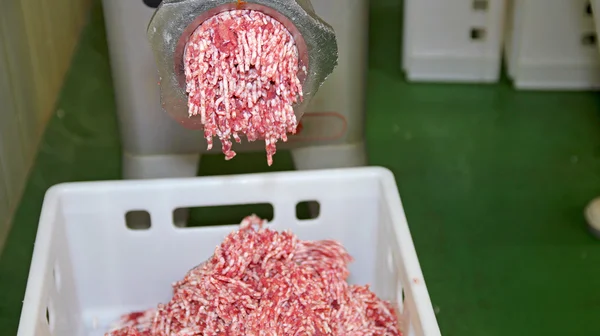 Industrial Meat Grinder Close Up — Stock Photo, Image