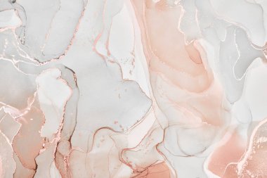 Alkol mürekkebi renkleri saydam. Soyut çok renkli mermer desen arkaplanı. Tasarım kağıdı, duvar kağıdı. Akrilik boyaları karıştırıyorum. Modern akışkan sanat. Alkol Mürekkebi Deseni