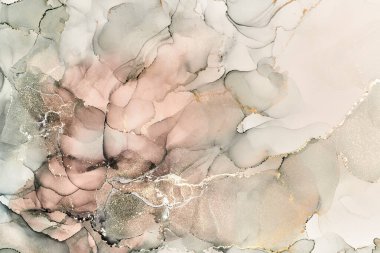 Alkol mürekkebi tekniğinde doğal lüks, soyut, akışkan sanat resimleri. Şefkatli ve rüya gibi duvar kağıtları. Renklerin karışımı şeffaf dalgalar ve altın girdaplar yaratır. Posterler ve diğer basılı materyaller için